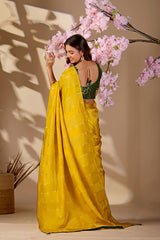 Buy Elegant Banarasi Saree with Blouse Kcpc image