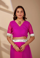 Buy New Designer Saree with Classic Gota Finish KcPc
