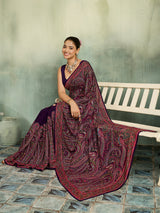KcPc Premium Kashida Stone Work Sarees for WomenSHD
