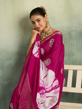 KcPc Premium Shibori Style Sarees with Aari Tari Work GAN