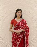 KcPc New Beautiful H O Silk Gotapatti Work Saree PAL