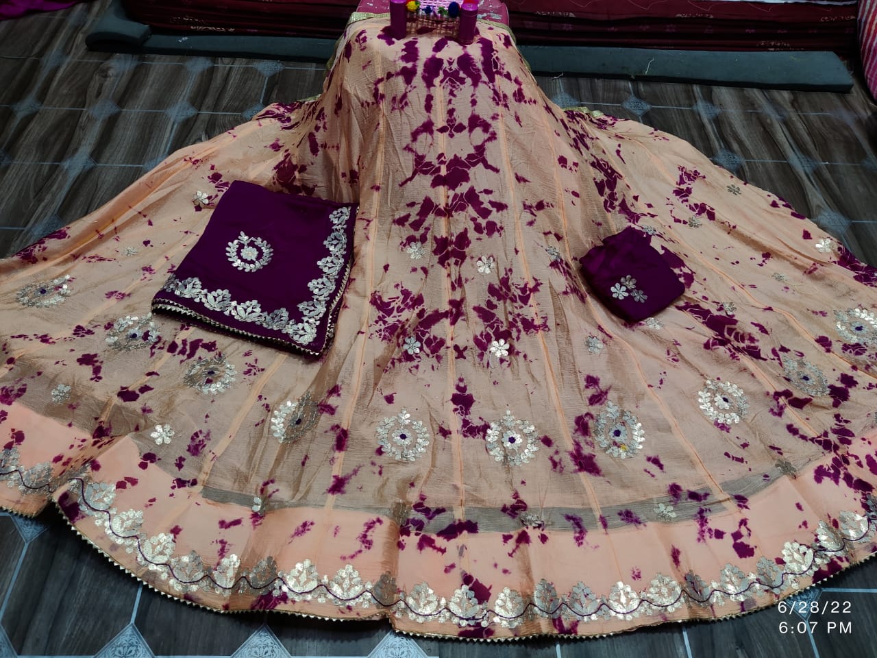 By Subor Lehenga With Traditional Wear