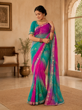 KcPc New Royal Festive Wear Saree with Stunning Embroidery Work Detailing
