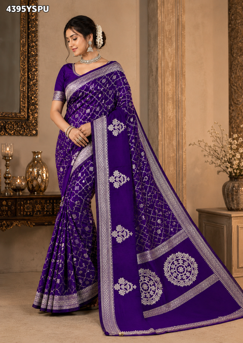 KcPc New Luxury Modal Silk Saree with Traditional Banarasi Elegance