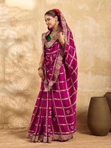Buy Royal Modal Silk Festive Wear Saree Kcpc Image 4