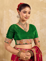 Buy Royal Modal Silk Festive Wear Saree Kcpc Image 8