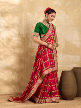 Buy Royal Modal Silk Festive Wear Saree Kcpc Image 2