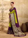 BuyViscos Silk Bandhani Saree With Zari Border under 2000