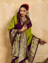BuyViscos Silk Bandhani Saree With Zari Border under 2000