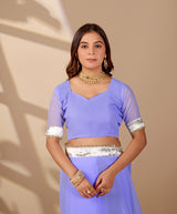 Buy New Designer Saree with Elegant Gota Border KcPc