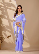 Buy New Designer Saree with Elegant Gota Border KcPc