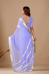 Buy New Designer Saree with Elegant Gota Border KcPc