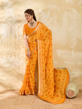 Buy Bandhani Style Saree KcPc 