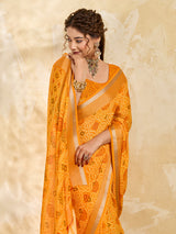 Buy Bandhani Style Saree KcPc 