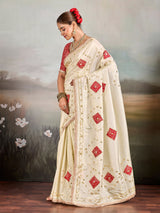 Buy Designer Style Saree WithGotaPatti Work Kcpc