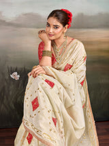 Buy Designer Style Saree WithGotaPatti Work Kcpc