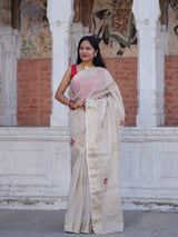 Buy New Traditional Banarasi Saree With Festive Wear Kcpc image 2