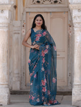 Buy Printed Saree for Everyday Casual Wear Kcpc image 1