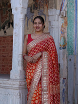 Buy Traditional Saree with Gotapatti Finish KcPc