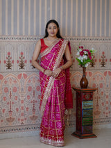 Buy Graceful Saree with Gotapatti Detailing KcPc