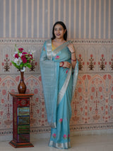 Buy Elegant Banarasi Style Saree Kcpc