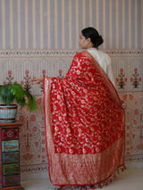 Buy Traditional Banarasi Style Dola Silk Dupatta Kcpc