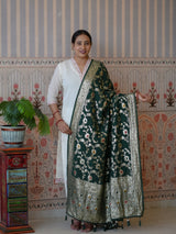 Buy Traditional Banarasi Style Dola Silk Dupatta Kcpc
