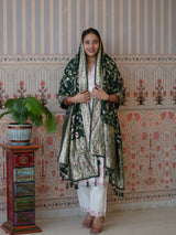Buy Traditional Banarasi Style Dola Silk Dupatta Kcpc