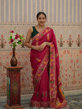 KcPc Latest Pure Munga Silk Karwa Chouth special sareePF