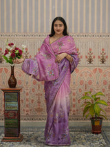 KcPc New Tissue Silk Bollywood Style With Silver Gotapatti Work Saree SWA