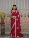 Buy Bandhani Saree With Wedding Wear Kcpc