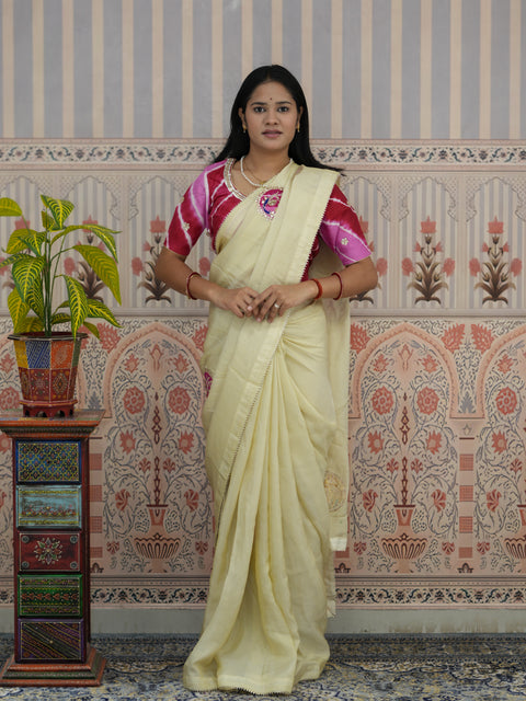 Buy Upada Silk Bollywood style With Gotapatti Work Saree Kcpc