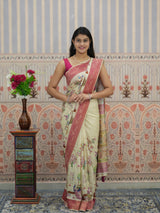 Buy Kalamkari Saree With Embroidery Work Kcpc