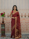 Buy Bandhani Saree With Zari Weaving Border Kcpc