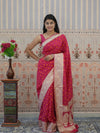 Buy Chinon Bandhani Style Saree Kcpc