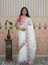 Buy Crush tissue silk Bollywood Style saree Kcpc