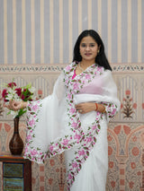 Buy Crush tissue silk Bollywood Style saree Kcpc