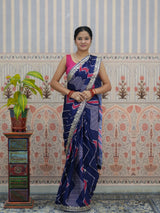 Buy H O Silk With Gotapatti Work Saree Kcpc