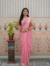 Buy Pure Diamond Chiffon Traditional Rajputi saree Kcpc