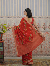 Buy Zari border Saree With Festive Wear Kcpc