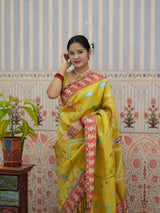 Buy Tussar Silk Saree With Festive Wear Kcpc