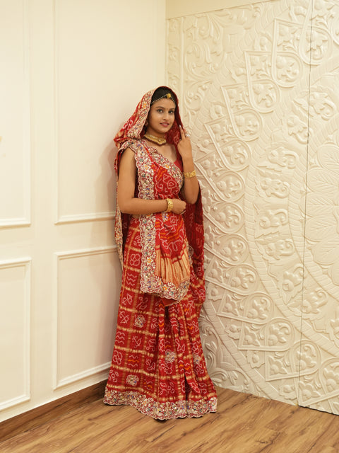 KcPc New One Special Gaji Silk Zardoji Handwork Saree MNL