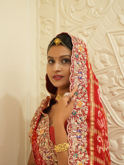 KcPc New One Special Gaji Silk Zardoji Handwork Saree MNL