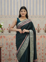 Buy Upada Silk withBanarasi Style Saree Kcpc
