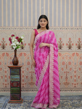 Buy Upada Silk With Leheriya Style Saree Kcpc