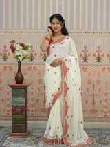 KcPc Festive Special Crepe Silk Designer Saree with Tari Work SWA