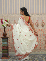 KcPc Festive Special Crepe Silk Designer Saree with Tari Work SWA