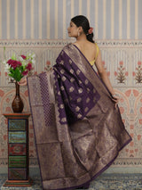 Buy Banarasi Style With Zari Border Work Saree