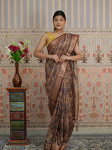 Buy Printed Saree With Festive Wear