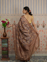 Buy Printed Saree With Festive Wear